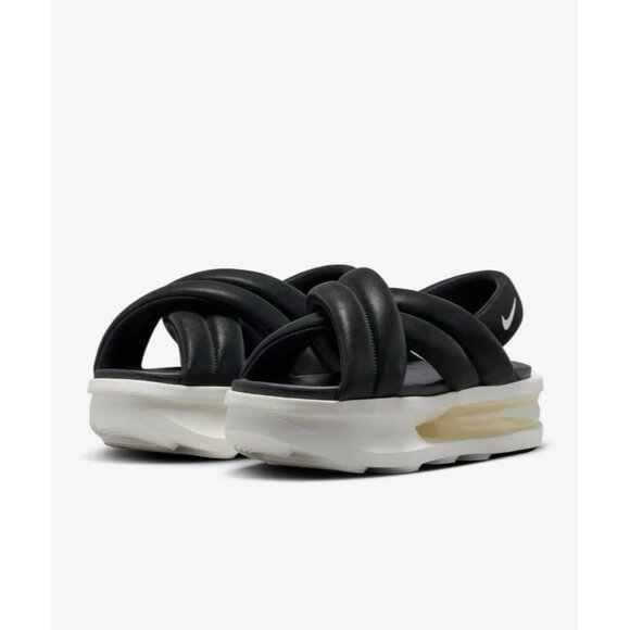 10 WOMEN'S NIKE AIR MAX ISLA SANDAL BLACK WHITE FJ5929-002 SANDALS - Picture 8 of 8